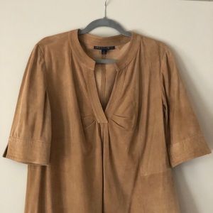 Lafayette 148 suede top